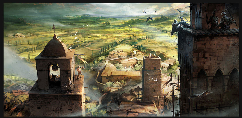 Illustration for article titled The Beautiful, If Stabby Art of the Assassin's Creed Series